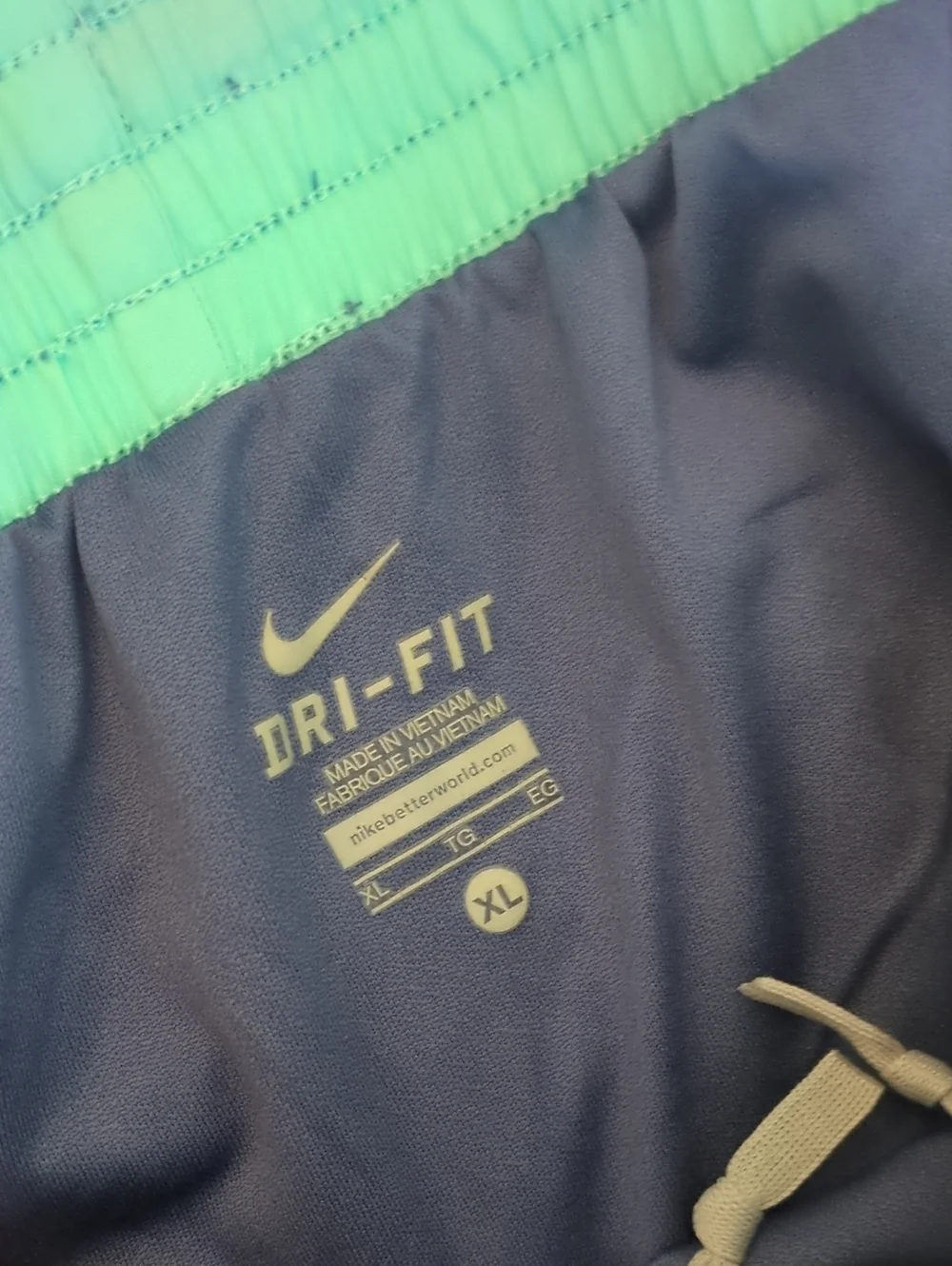 Nike Dry Fit Running Shorts Swim Summer Outdoor Sports Beach Athletic Sz XL